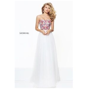 Sherri Hill Prom Dress Size 2  (Ivory)